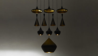 Tom Dixon Beat Shade serie schwarz