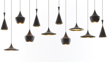 Tom Dixon Beat Shade serie schwarz