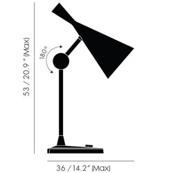 Tom Dixon Beat Table Lamp Brass Sketch