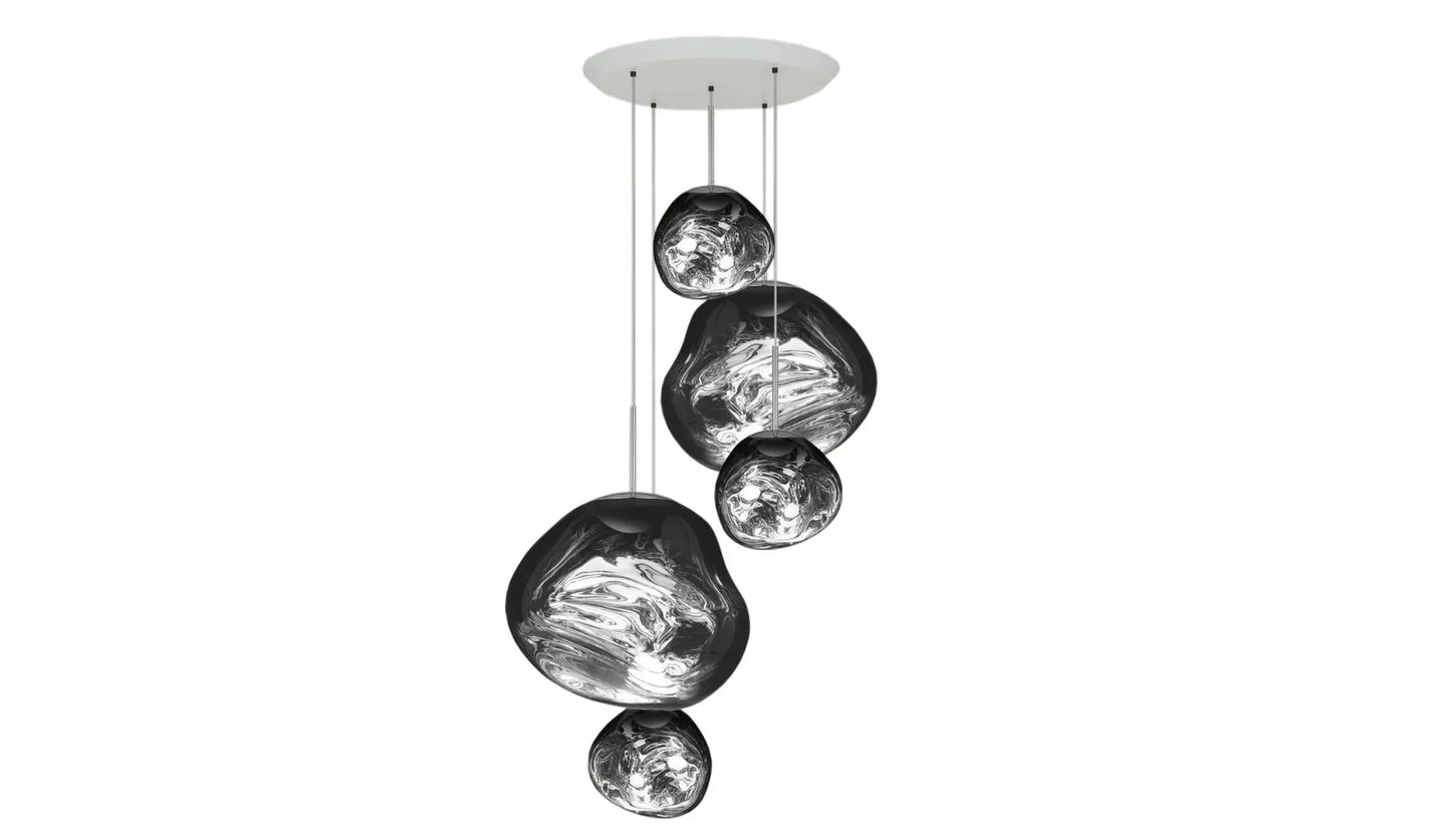 Tom Dixon Melt Large Round LED chrome on