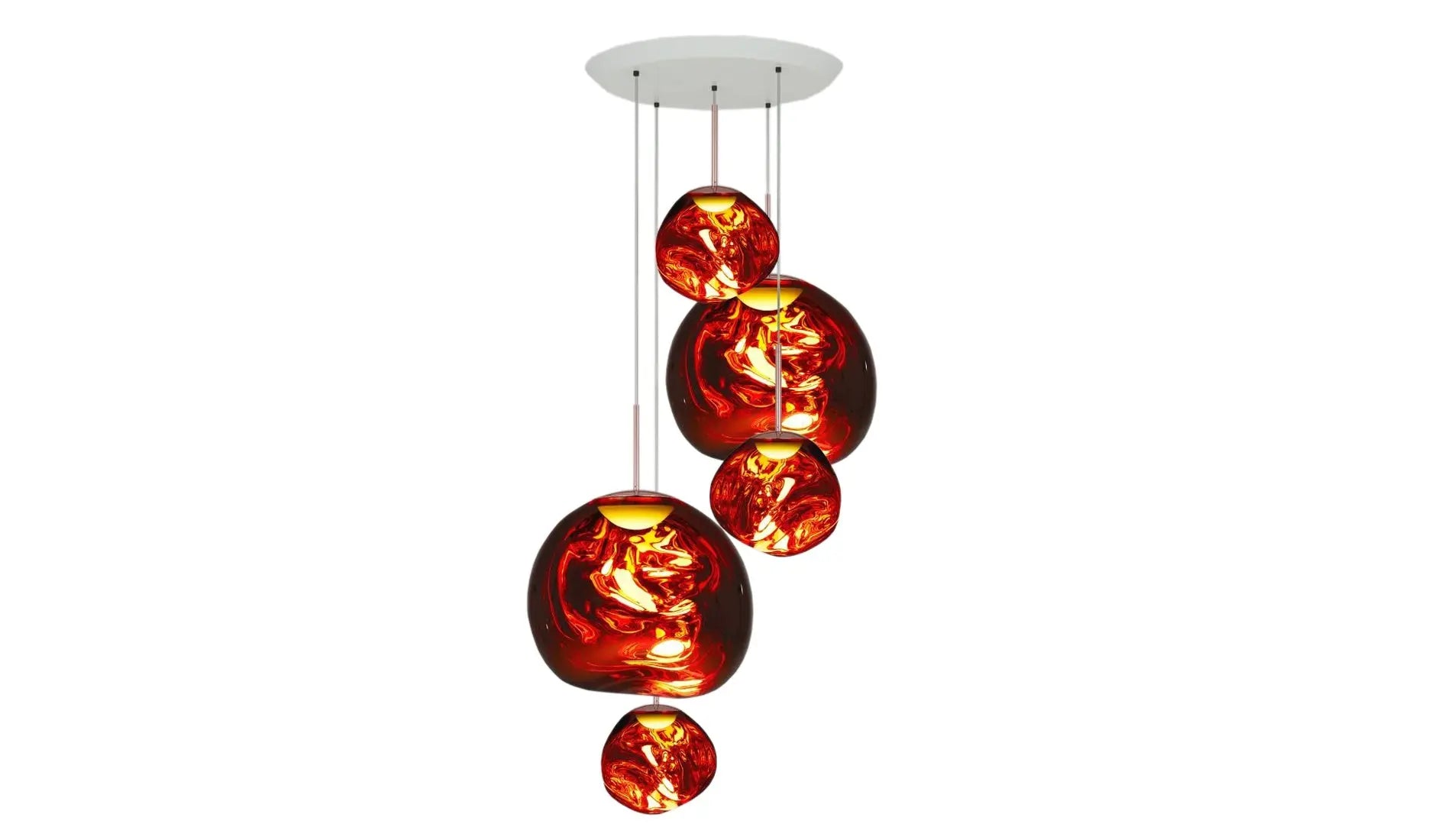 Tom Dixon Melt Large Round LED copper on