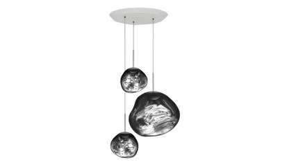 Tom Dixon Melt Trio Round led chrome on