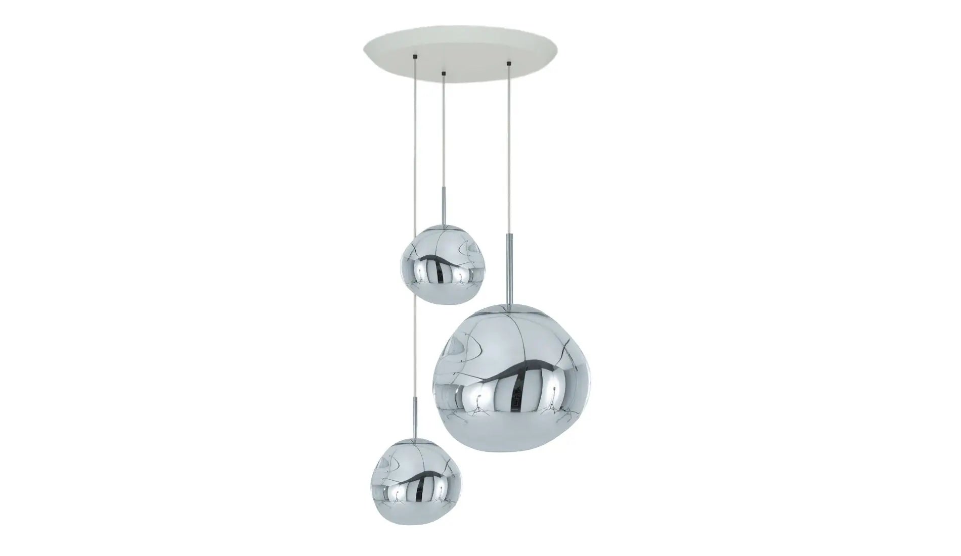 Tom Dixon Melt Trio Round led chrome off