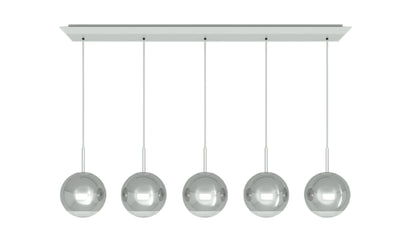 tom dixon mirror ball linear 25cm chrome