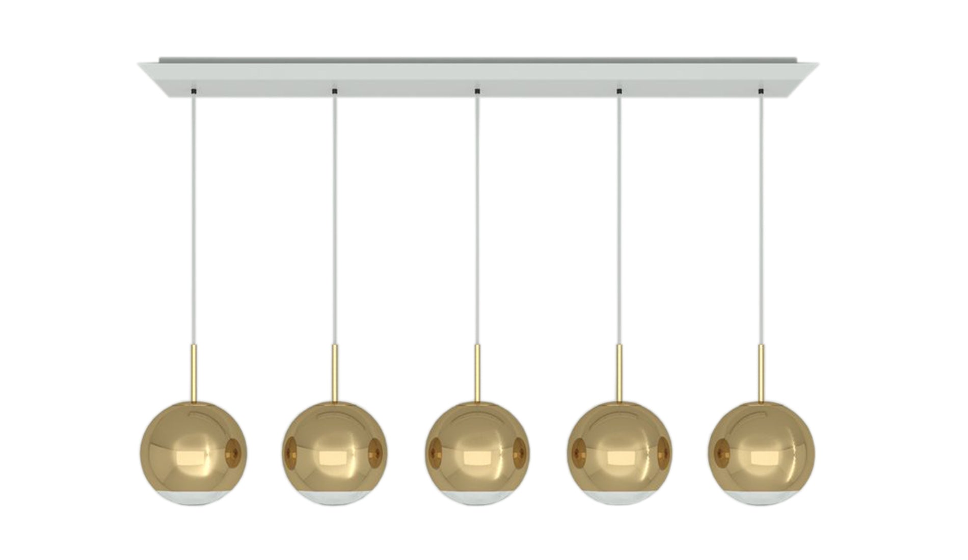 tom dixon mirror ball linear 25cm gold