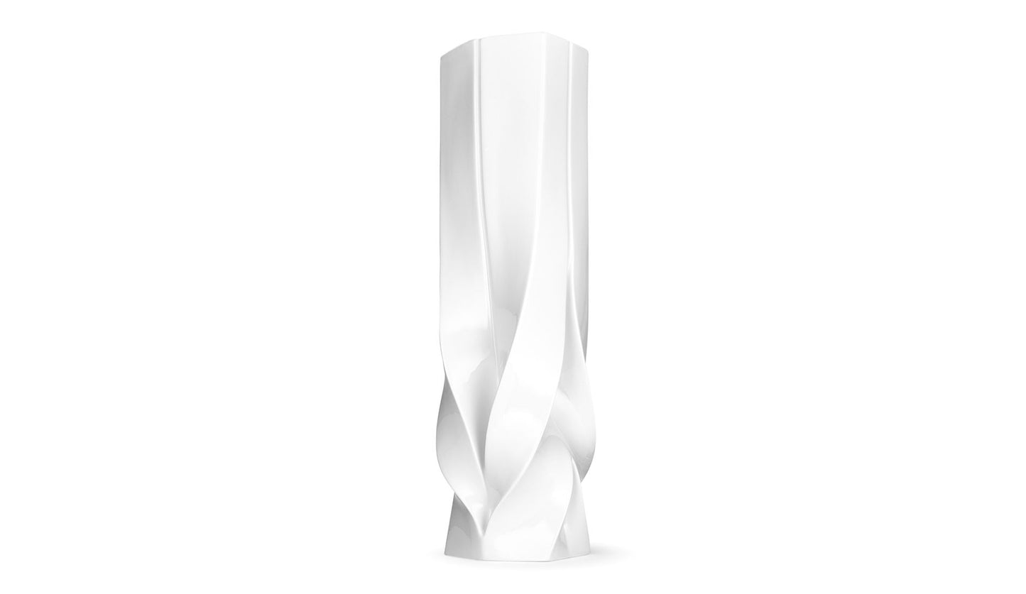 Zaha Hadid Design Braid Vase | white