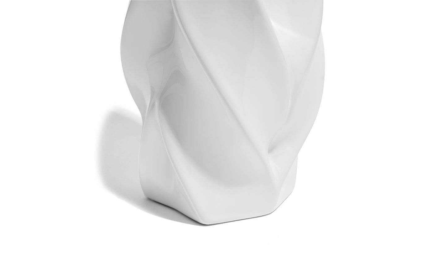 ZAHA HADID DESIGN BRAID VASE WEISS