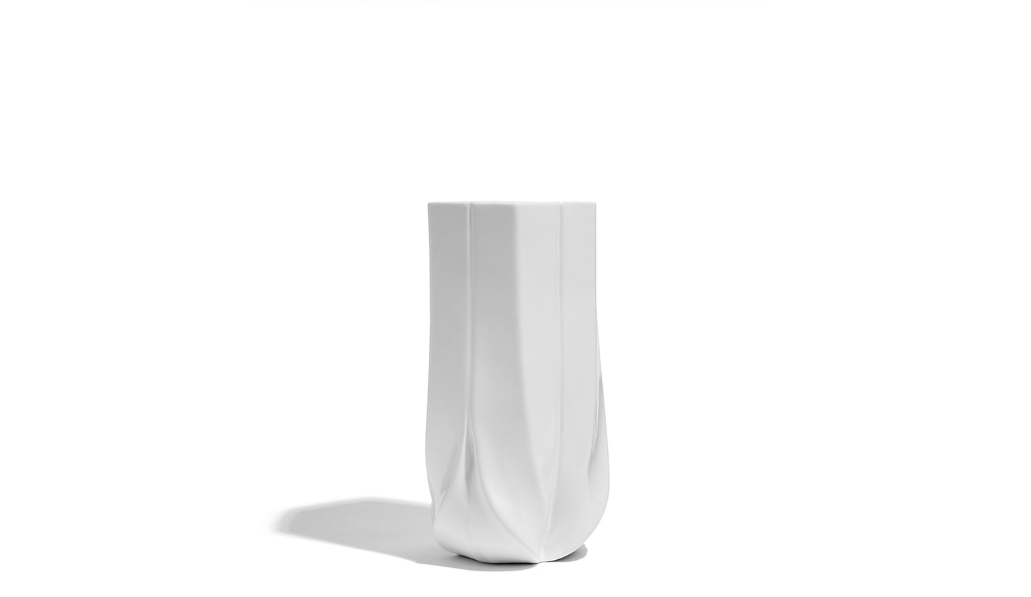 Zaha Hadid Design Braid Vase | white