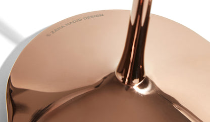 zaha hadid design cell candle holder rose gold large detail