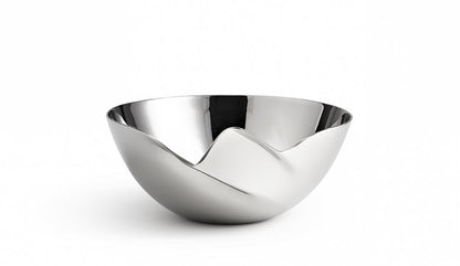 zaha hadid design serenity bowl silver small