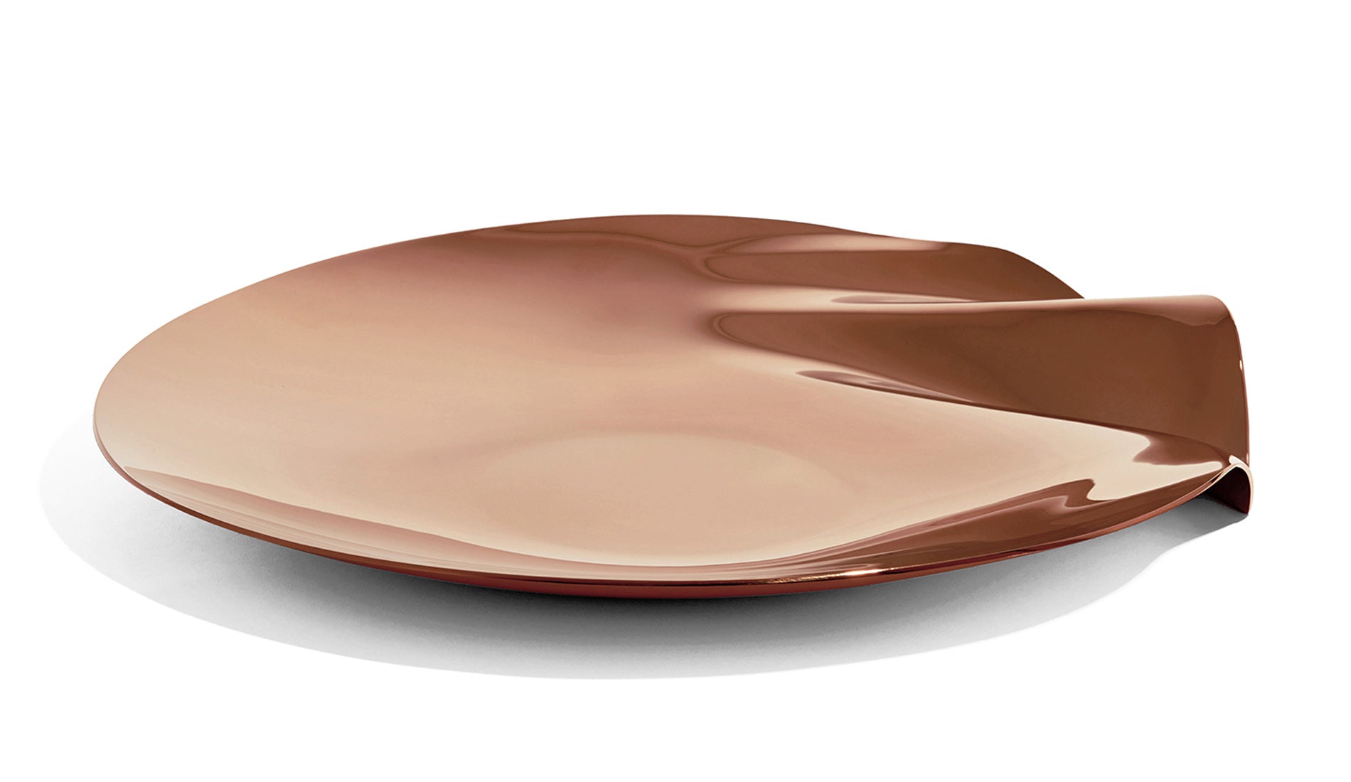 zaha hadid design serenity platter rose gold large2